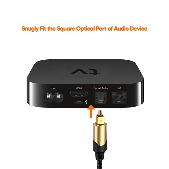 3FT Optical Audio Cable Toslink Male to Male Digital Cable Home Theater theater - Picture 7 of 7